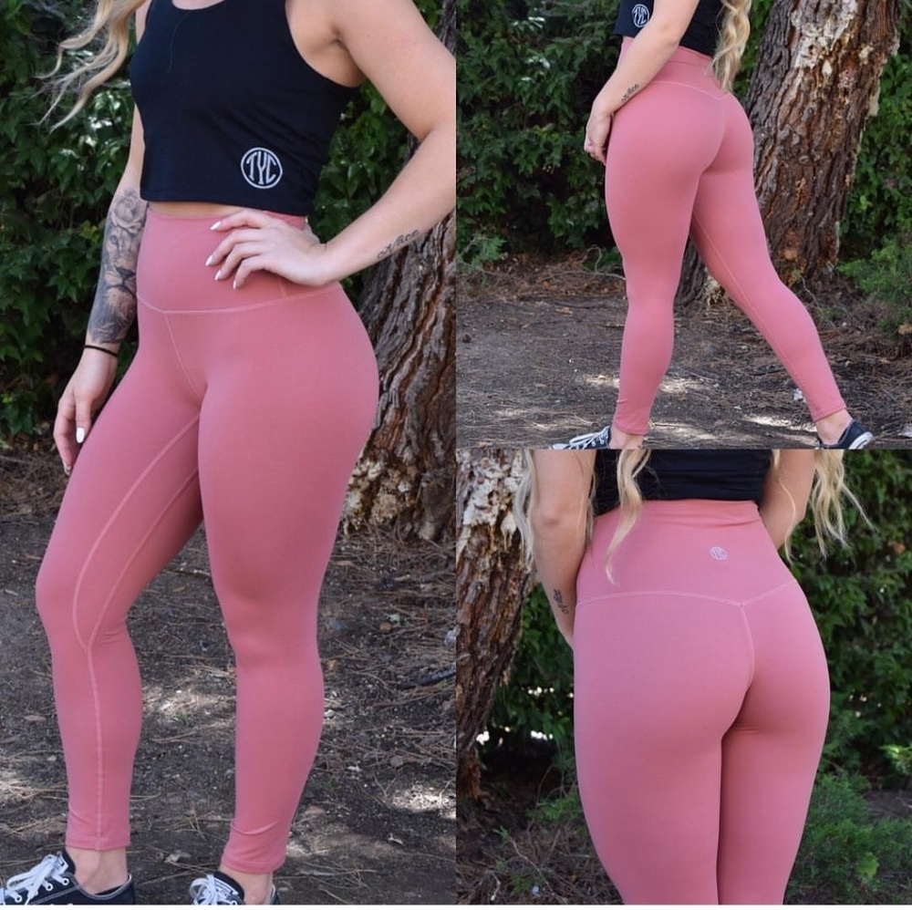 Till you collapse leggings  Dusty Rose classic v1